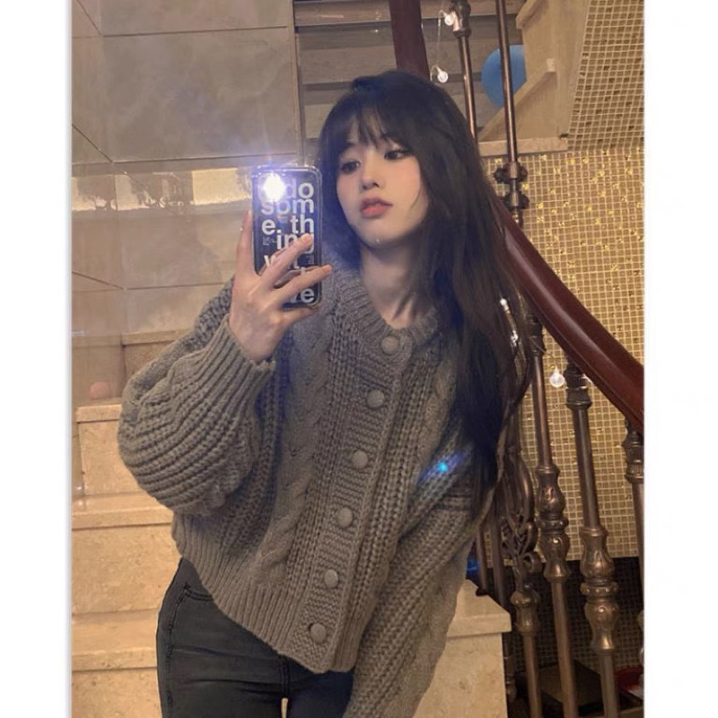 Khoác Len Dày Dặn VinTage Nữ