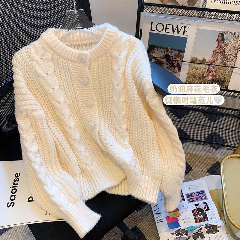 Khoác Len Dày Dặn VinTage Nữ