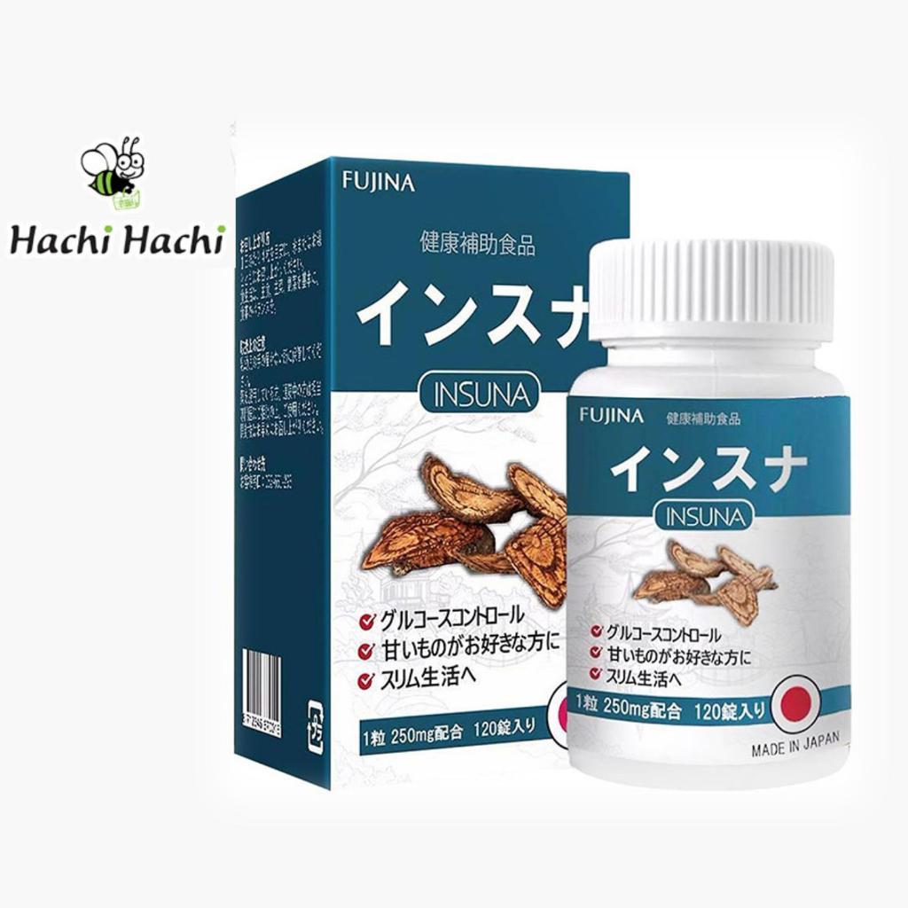 Viên hỗ trợ điều trị tiểu đường Insuna Fujina 120 viên - Hachi Hachi Japan Shop