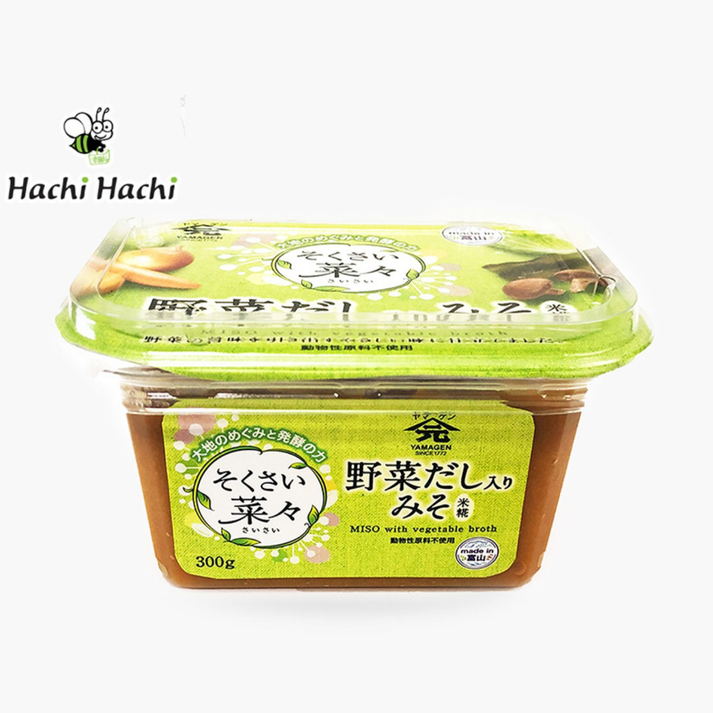 Miso dashi rau củ trộn sẵn giảm muối Yamagen 300g - Hachi Hachi Japan Shop