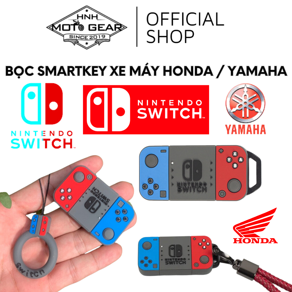 Bọc Khóa Smartkey Honda / Yamaha Kiểu Nitendo Switch Cao Su