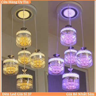 Đèn thả 5 chao - đèn trang trí phòng bếp