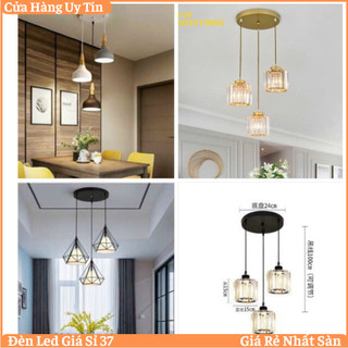 Đèn thả bộ 3 trang trí bàn ăn, quầy bar