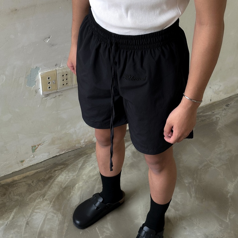 Quần short dù - NYLON SHORT - form trên gối thoải mái  - chính hãng THBBRAND