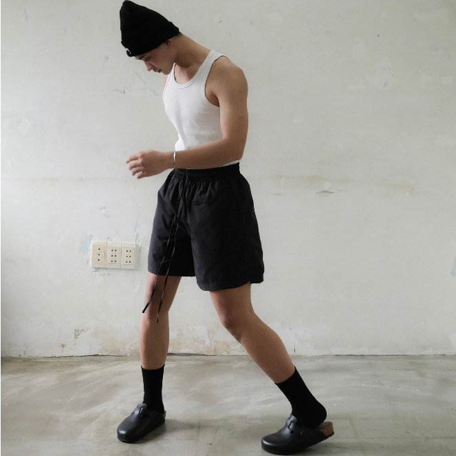 Quần short dù - NYLON SHORT - form trên gối thoải mái  - chính hãng THBBRAND