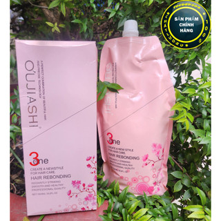 Kem duỗi ép tóc 3in1 Hoa Anh Đào không cần dập 1000ml