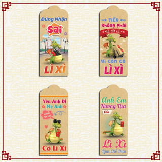 Set 1000 bao lì xì tết nguyên đán giá sỉ tận xưởng 2024 giao đủ mẫu (Mẫu 2)