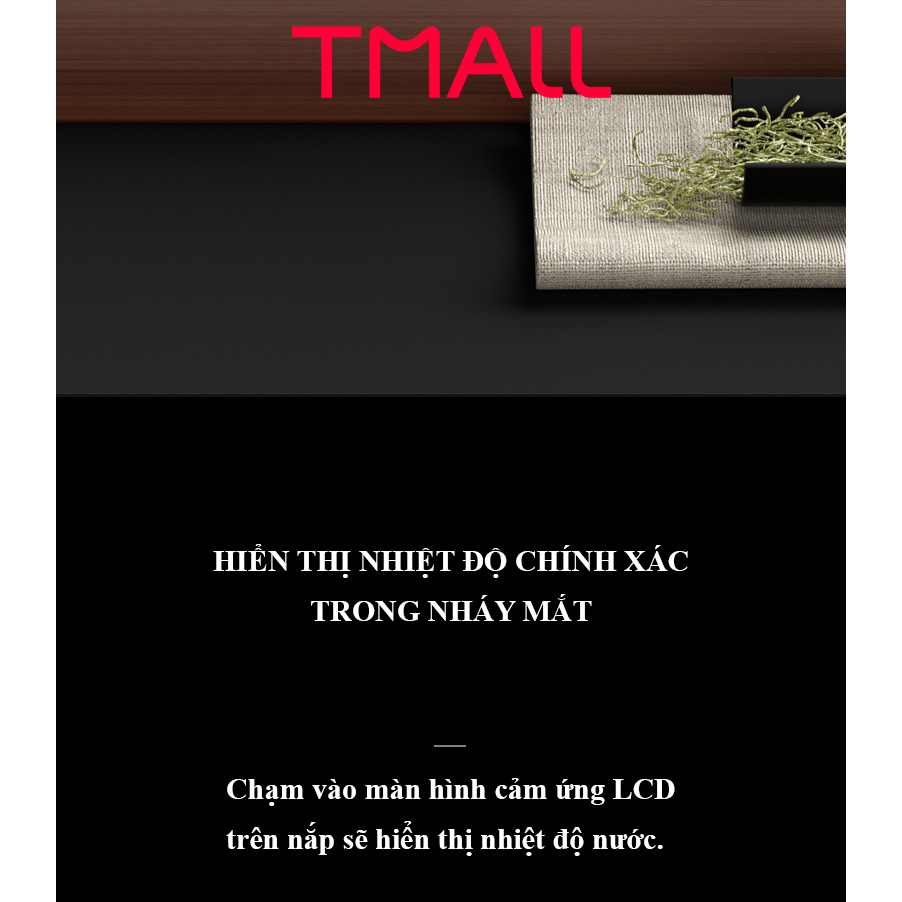 Bình giữ nhiệt Inox 316 cao cấp Tea Led 450ml bình nước giữ nhiệt pha trà TMALL