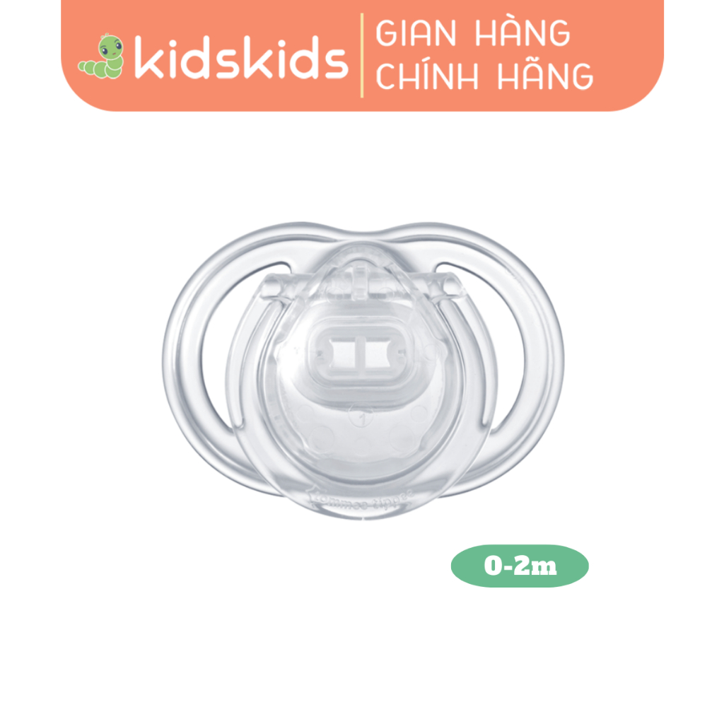 Ty Ngậm Newborn Tommee Tippee Cho Bé Từ 0-2 Tháng (Tách Lẻ, Không Hộp)