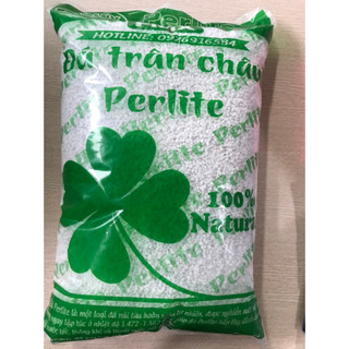 Đá Perlite dùng giữ ẩm, tơi xốp đất cho cây trồng túi 10 lít