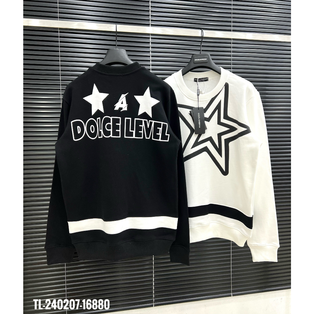 🔥Hot🔥Áo nỉ DG level họa tiết thiết kế hot trend Nam Nữ Thu Đông 2023