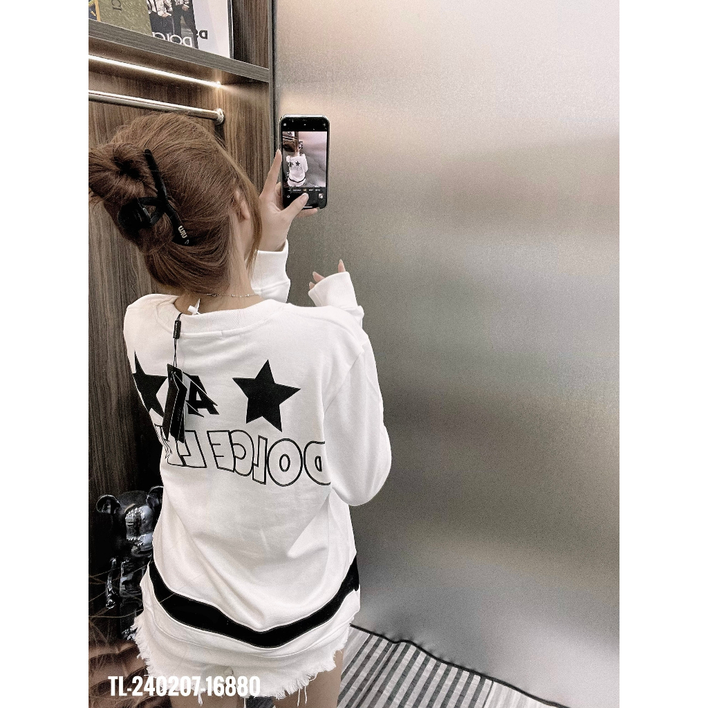 🔥Hot🔥Áo nỉ DG level họa tiết thiết kế hot trend Nam Nữ Thu Đông 2023