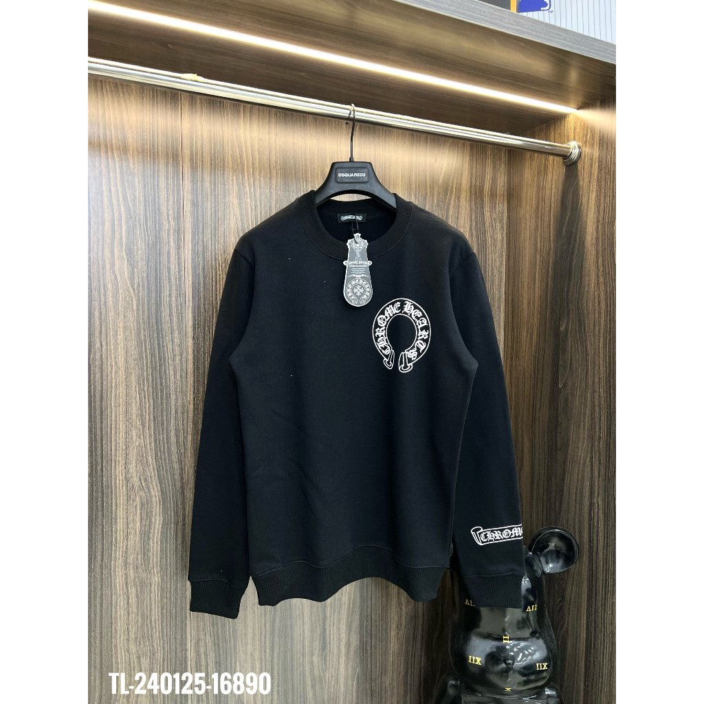 🔥Hot🔥Áo nỉ Chrome Hearts in hình lưng thiết kế hot trend Nam nữ Thu Đông 2023