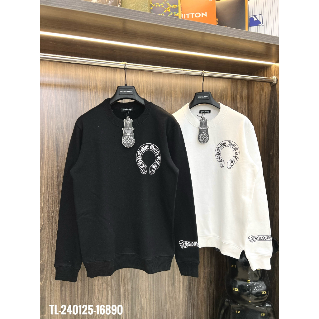 🔥Hot🔥Áo nỉ Chrome Hearts in hình lưng thiết kế hot trend Nam nữ Thu Đông 2023