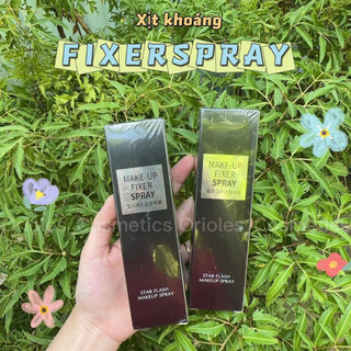 Xịt khoáng nhũ / khoá nền makeup trang điểm đẹp , lâu trôi có ánh nhũ star flash fixer spray 100ml - nội địa trung