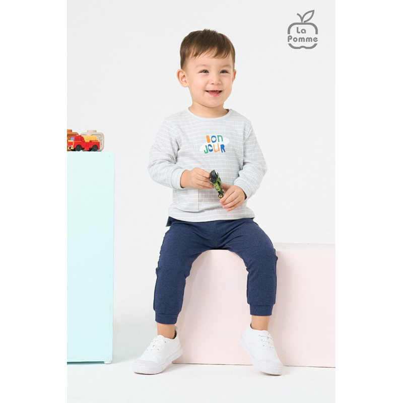 Bộ đồ dài cho bé trai bé gái hãng la pomme