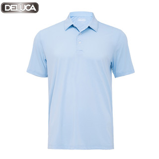 Áo Polo Nam Shirt MS25 -DELUCA, Màu Xanh Dương - Áo POLO Chơi Thể Thao Mẫu Mới 2024.