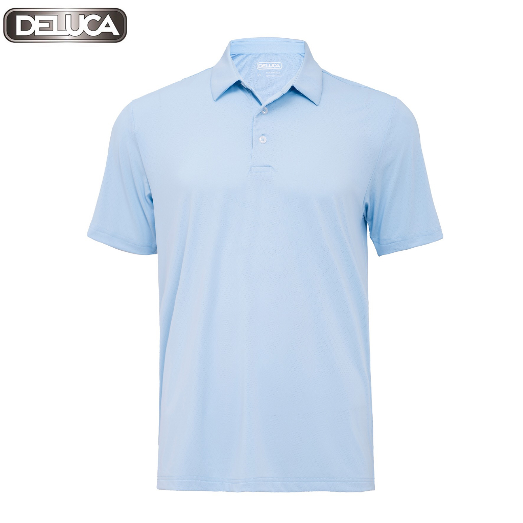 Áo Polo Nam Shirt MS25 -DELUCA, Màu Xanh Dương -Áo PoLo Chơi Golf Có Cổ- Áo POLO Chơi Thể Thao Mẫu Mới 2023.