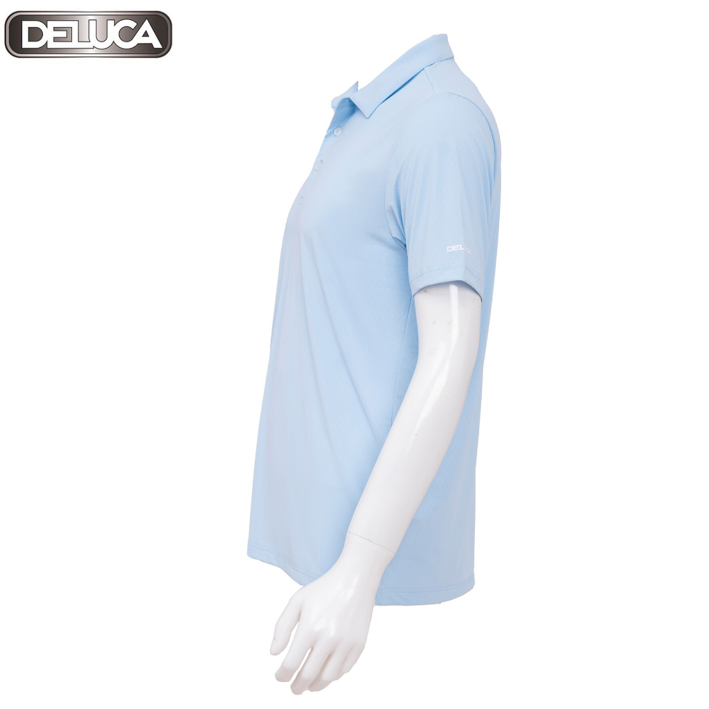 Áo Polo Nam Shirt MS25 -DELUCA, Màu Xanh Dương -Áo PoLo Chơi Golf Có Cổ- Áo POLO Chơi Thể Thao Mẫu Mới 2023.