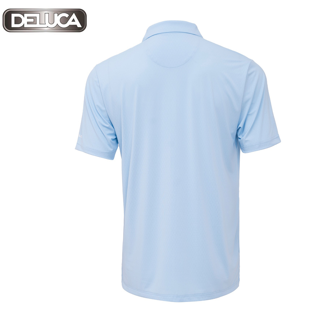 Áo Polo Nam Shirt MS25 -DELUCA, Màu Xanh Dương -Áo PoLo Chơi Golf Có Cổ- Áo POLO Chơi Thể Thao Mẫu Mới 2023.