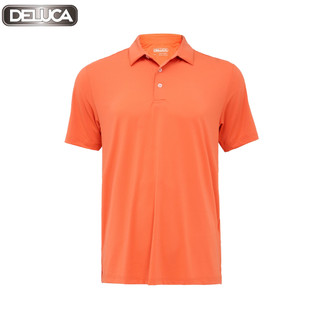 Áo Polo Nam Shirt MS24-DELUCA, Màu Cam - Áo POLO Chơi Thể Thao Mẫu Mới 2024