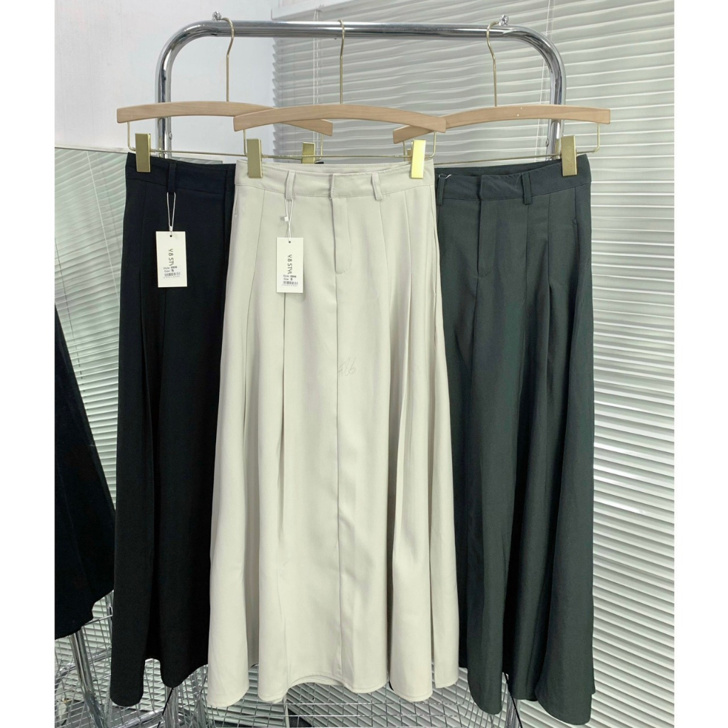 Chân váy chữ a dài Ellyz , chân váy chữ a kiểu dáng hàn quốc dáng dài Cv6906/p6k3