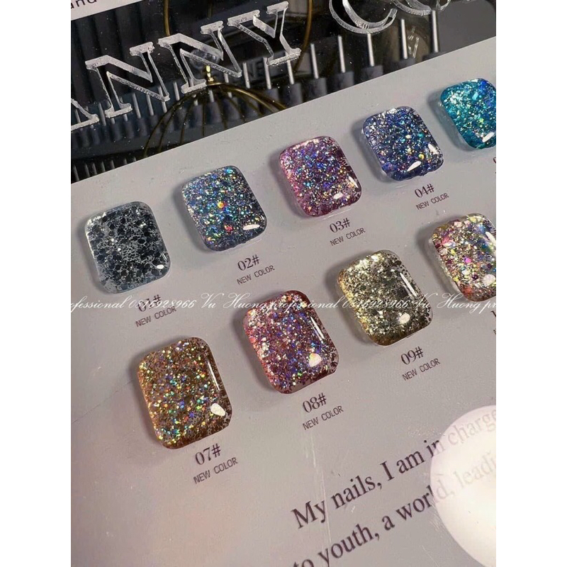 Sơn nhũ danny coll 12 chai xịn loại 1/ Sơn nhũ 12 chai chính hãng danny coll/ sơn nhũ 12 chai siêu sáng