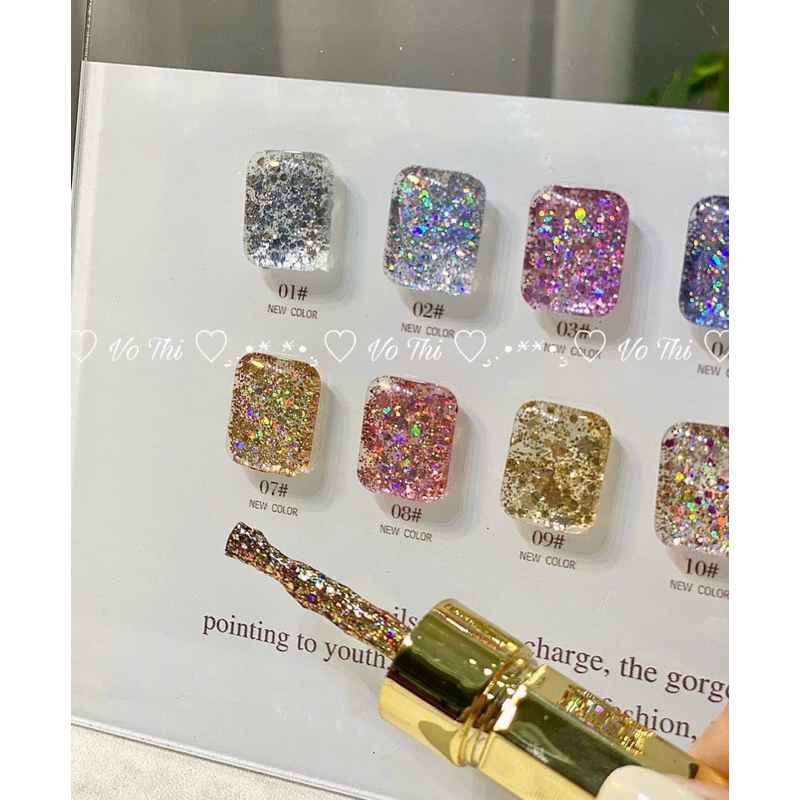 Sơn nhũ danny coll 12 chai xịn loại 1/ Sơn nhũ 12 chai chính hãng danny coll/ sơn nhũ 12 chai siêu sáng