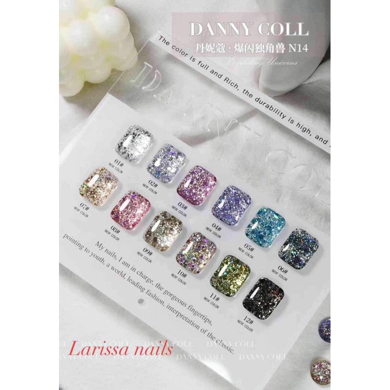 Sơn nhũ danny coll 12 chai xịn loại 1/ Sơn nhũ 12 chai chính hãng danny coll/ sơn nhũ 12 chai siêu sáng