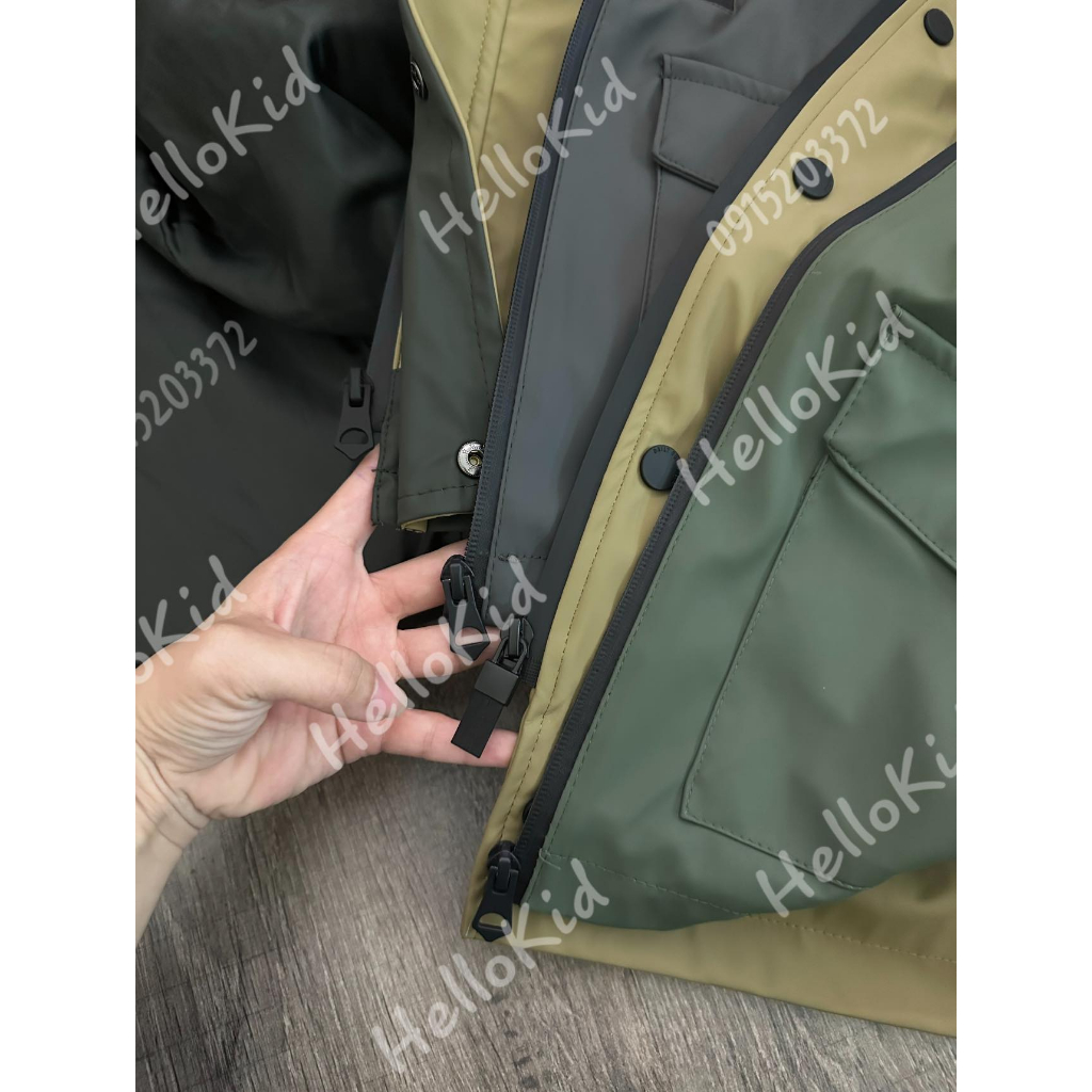 Áo raincoat mỏng nhẹ zxr bé