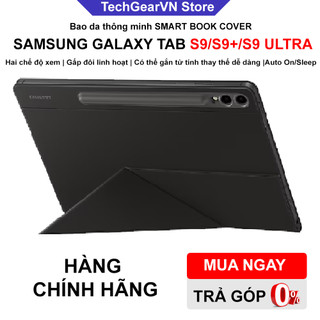 Bao da smart book cover samsung galaxy tab s9/s9+/s9 ultra - hàng chính hãng