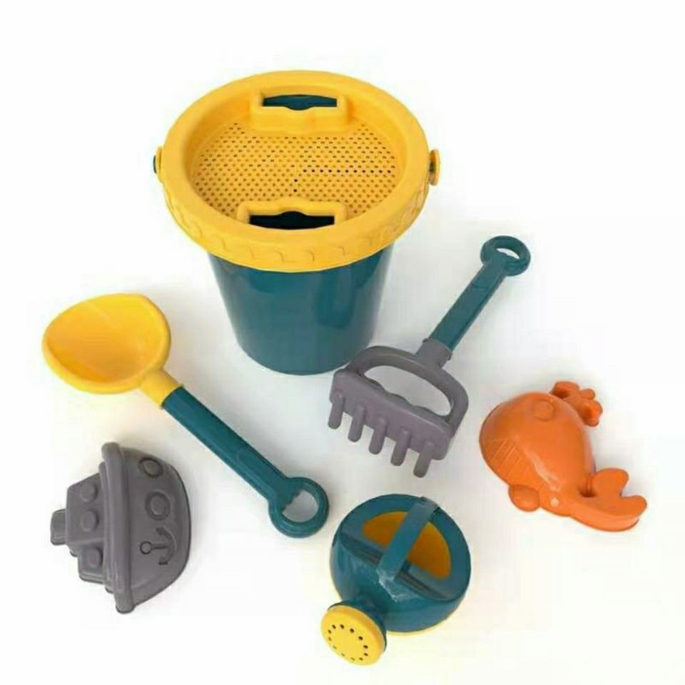 Đồ chơi xúc cát / đồ chơi bãi biển trẻ em xẻng và xô dụng cụ đào cát bãi biển