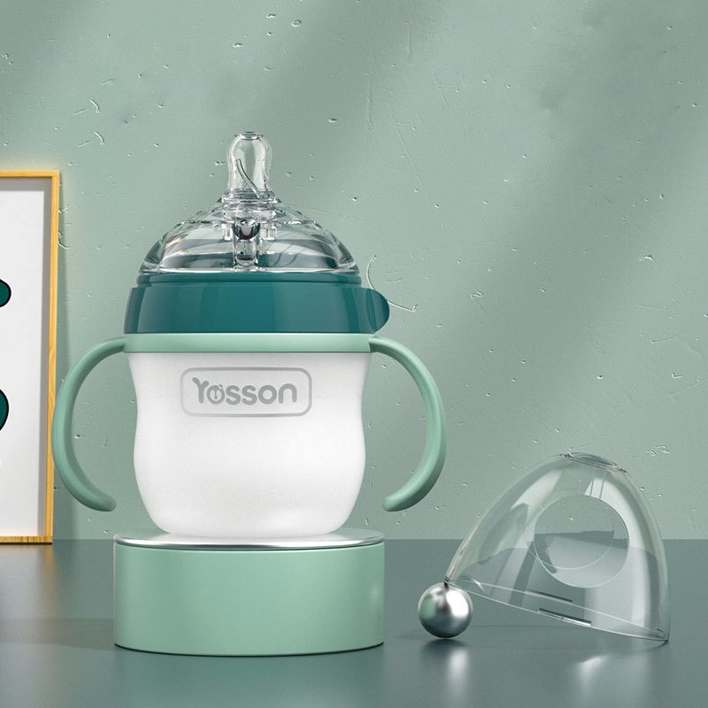 Bình Sữa Kyai Silicon Nano Núm Ti Siêu Mềm, Chống Sặc Cho Bé