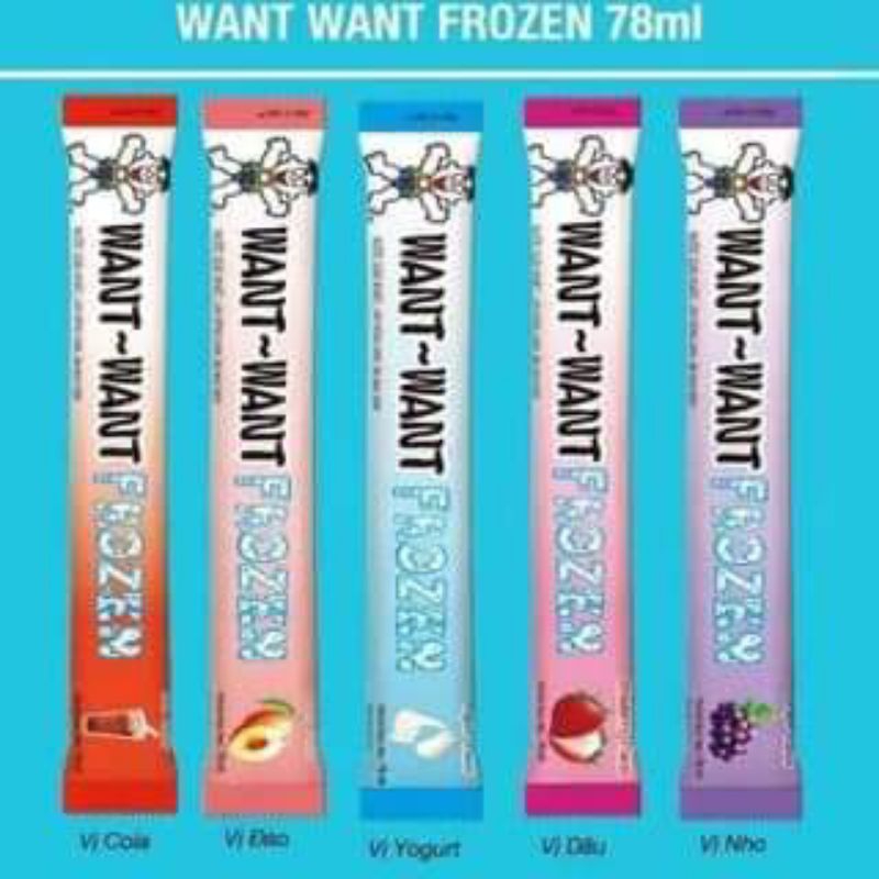 1 cây kem đá  want want tuổi thơ Hsd t11/2024