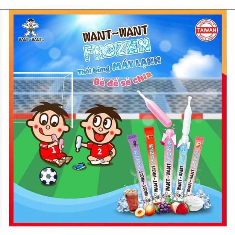 1 cây kem đá  want want tuổi thơ Hsd t11/2024