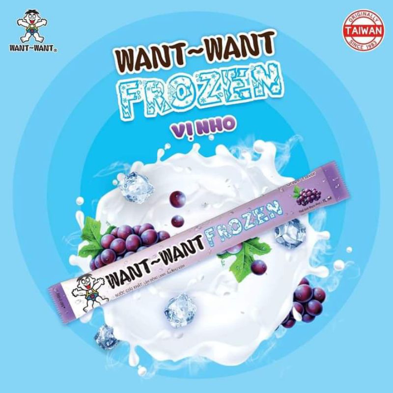 1 cây kem đá  want want tuổi thơ Hsd t11/2024