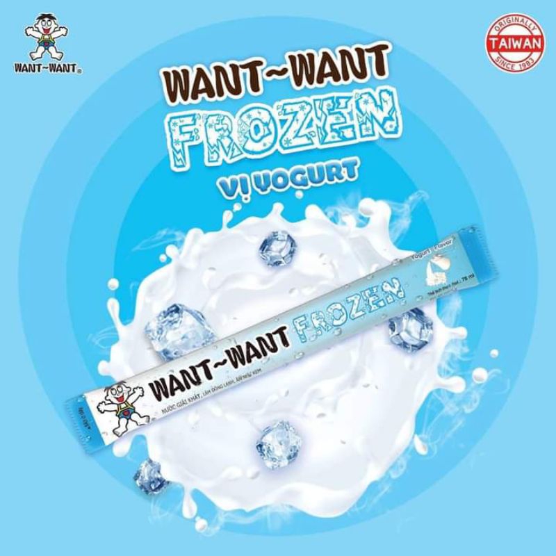 1 cây kem đá  want want tuổi thơ Hsd t11/2024