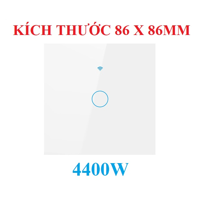 Công tắc nóng lạnh wifi Tuya 86x86mm - Điều khiển, hẹn giờ, đặt lịch trình trên điện thoại qua app Smartlife