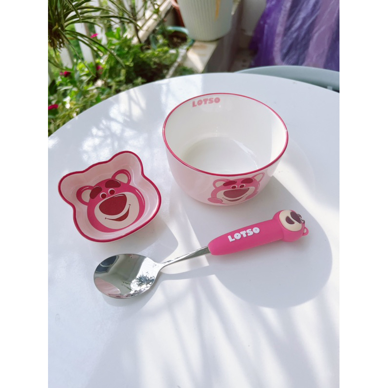 CHÉN MUỖNG SỨ HÀNG CHÍNH HÃNG GẤU DÂU LOTSO