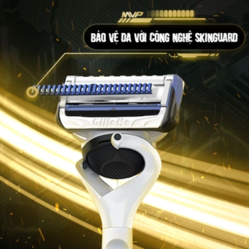 🇻🇳Dao cạo râu cao cấp Gillette MVP 5 đầu cắt +1 tay cầm