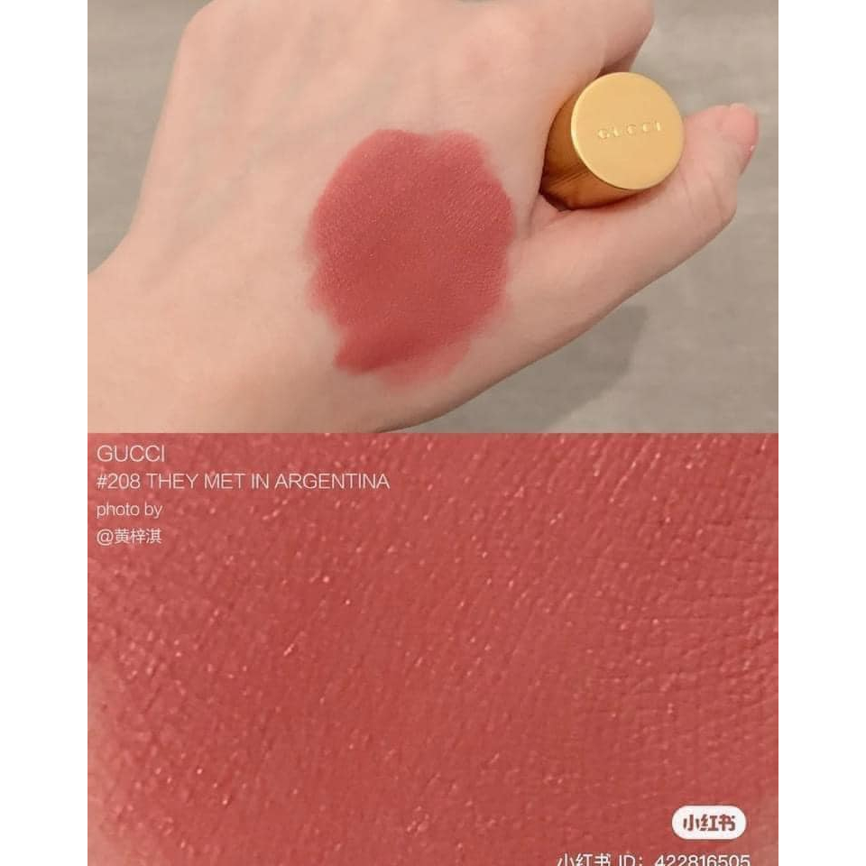 Son Gucci 208 Rouge A Levres Mat They Met in Argentina