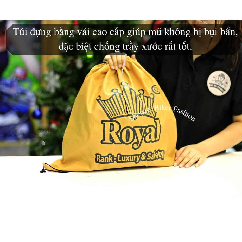 NÓN BẢO HIỂM 3/4 ROYAL M20C