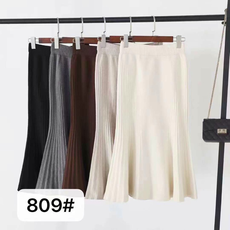 Chân váy len dài đuôi cá mới dày đẹp