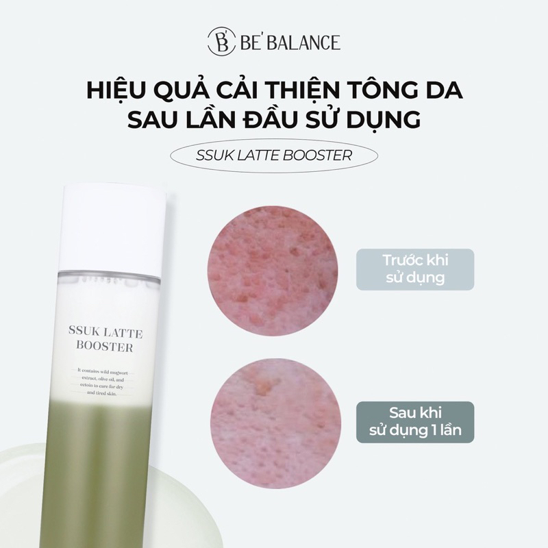 Nước thần Bebalance - Ssuk Latte Booster 120ml
