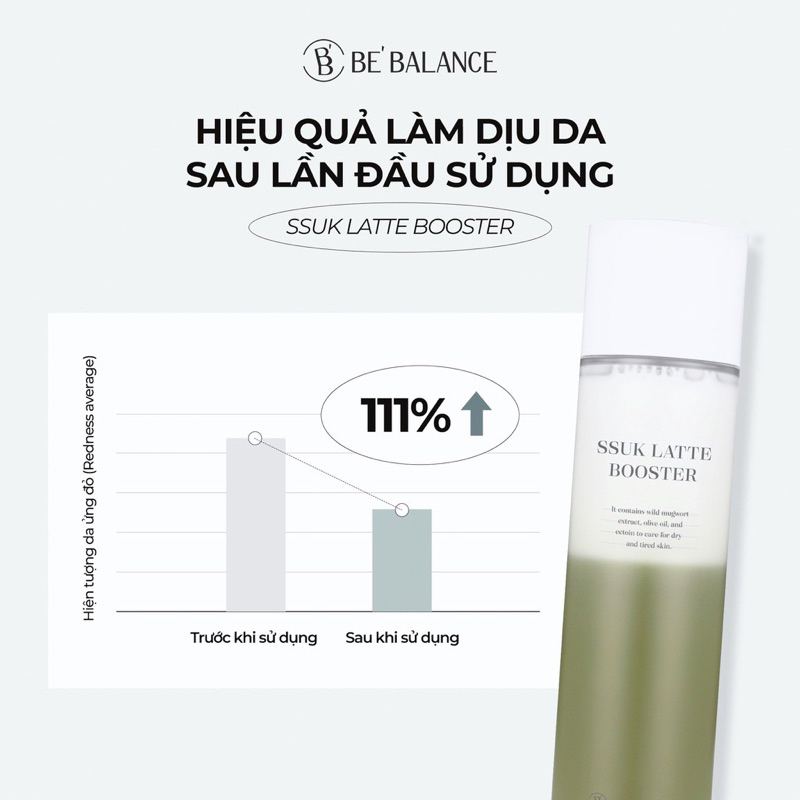 Nước thần Bebalance - Ssuk Latte Booster 120ml