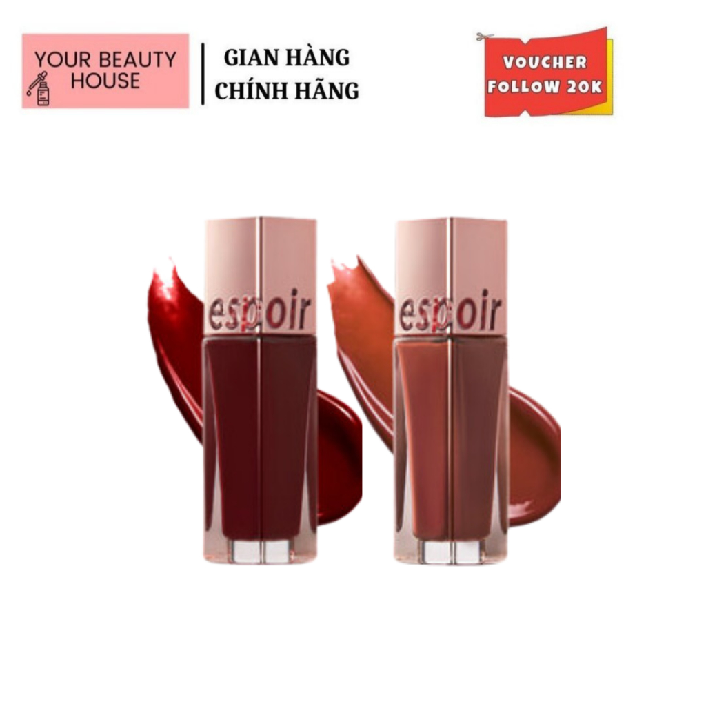 [ ESPOIR ] Son Tint Bóng Mềm Môi Căng Mọng (Espoir Couture Lip Tint Shine Velvet)