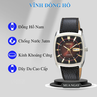 Đồng hồ - đồng hồ nam cơ seiko - dây da cao cấp - kiểu dáng năng động, lịch lãm - bảo hành 12 tháng