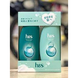 ⚠️FREESHIP⚠️ Bộ Dầu Gội Xả H&S cho tóc gàu ngứa Nhật Bản 450ml