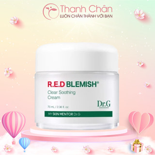 Kem dưỡng ẩm và phục hồi Dr.G R.E.D Blemish Clear Soothing Cream 70ml