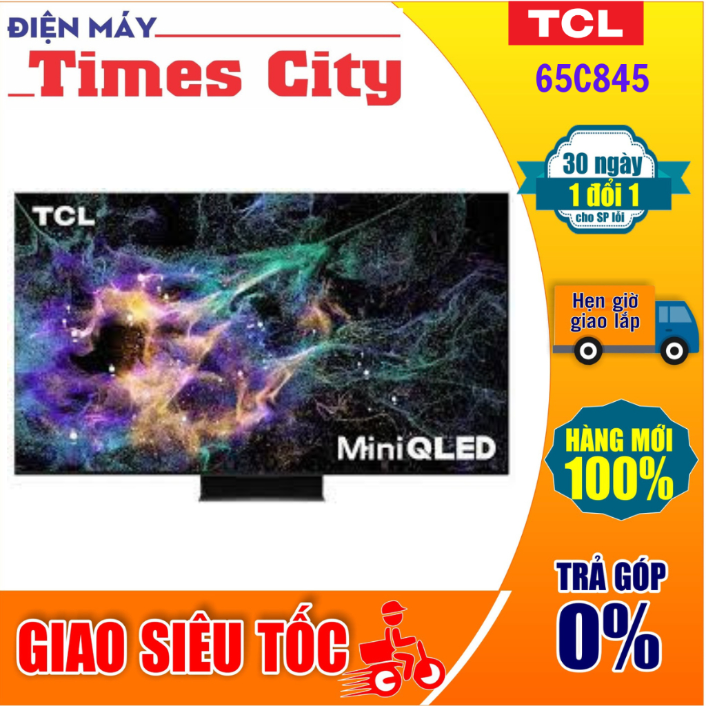 Google Tivi QLED TCL 4K 65 inch 65C845